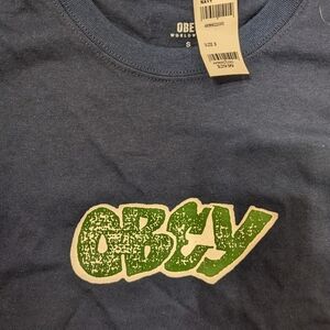 Tilly's Obey Worldwide Navy Men's T-shirt Small NWT